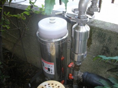 元付け浄水器カートリッジ交換　群馬県 前橋市,渋川市,榛東村,吉岡町,昭和村,玉村町エリア　M様邸